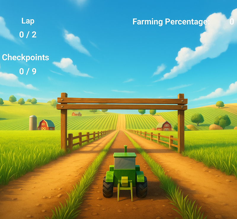 Farmyard Racing Game